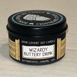 Frostbeard Studios Book Candle "Wizardy Buttery Drink" Harry Potter New A2
